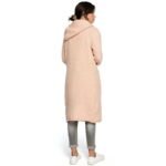 Strickmantel mit Kapuze