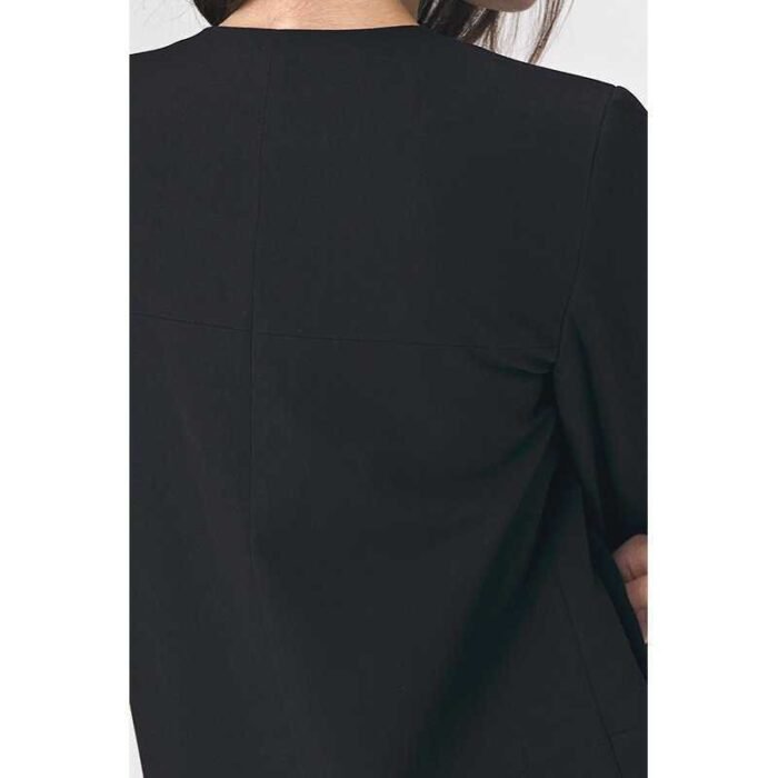 Schwarze Blazer Jacke mit dreiviertel Arm