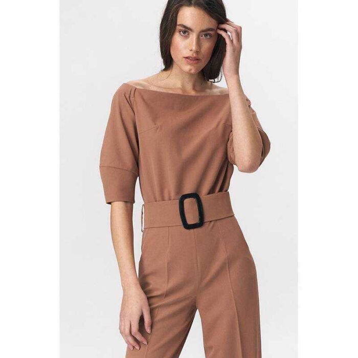 Traumhafter eleganter Overall in Caramel
