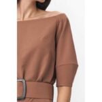 Traumhafter eleganter Overall in Caramel