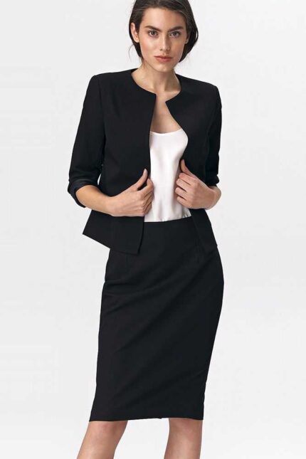 Eleganter schwarzer Kurzblazer