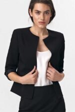 Eleganter schwarzer Kurzblazer