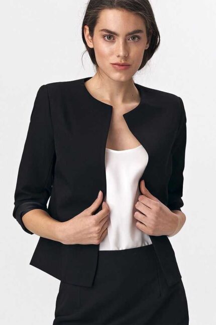 Eleganter schwarzer Kurzblazer