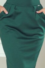 Grünes elegantes Business Midikleid