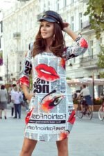 Ausgefallenes Kleid für mutige Fashionistas