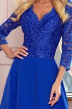 Elegantes Abendkleid in Kobaltblau