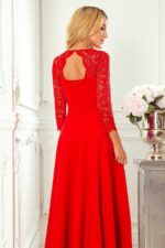Elegantes Abendkleid in Tomatorot