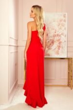 Traumhaftes rotes Abendkleid im spanischen Stil