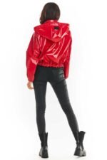 Rote Kurzjacke im Blouson Stil – Bild 5