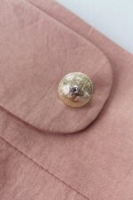 Pinker hochtaillierter ausgestellter Rock – Bild 4