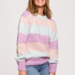 Kuschelig warmer Pullover in Pastellfarben