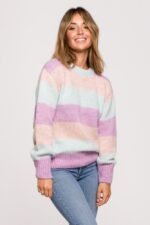 Kuschelig warmer Pullover in Pastellfarben