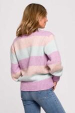 Kuschelig warmer Pullover in Pastellfarben – Bild 2
