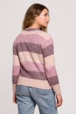 Kuschelig warmer Strickpullover Mehrfarben – Bild 2