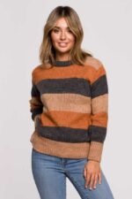 Kuschelig warmer Strickpullover in Herbstfarben – Bild 3