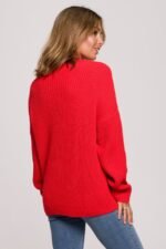 Kuscheliger roter Rollkragenpullover – Bild 4