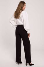 Schwarze klassische Damen Stoffhose