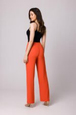 High Waist Stoffhose in Orange – Bild 3
