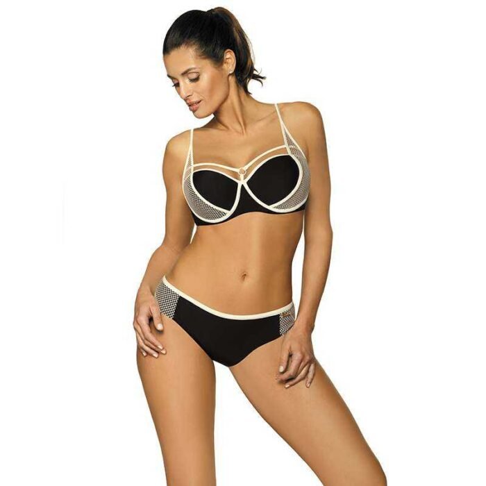 Chicer Push Up Bikini in Schwarz