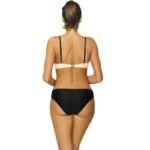 Stylischer Push Up Bikini in Creme