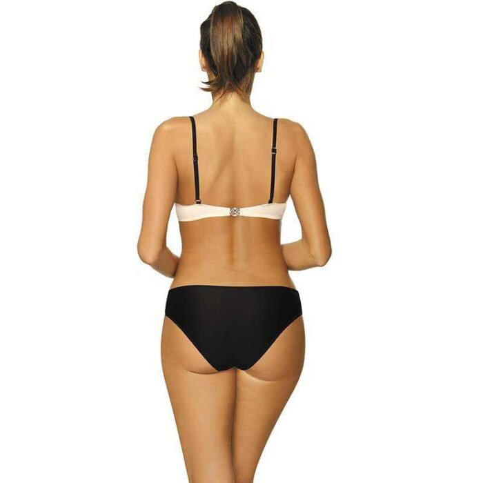 Stylischer Push Up Bikini in Creme