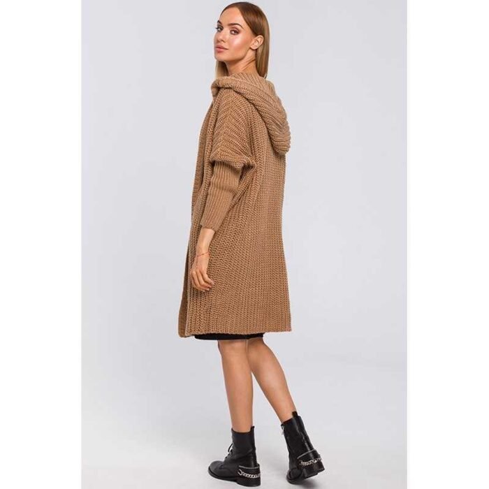 Starke Oversized Grobstrickjacke