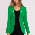 Grüner taillierter Blazer
