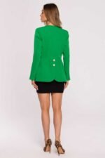 Grüner taillierter Blazer