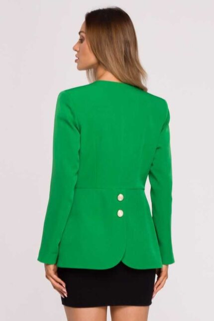 Grüner taillierter Blazer