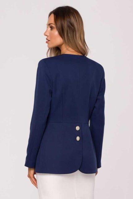 Blauer taillierter Blazer