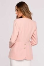 Taillierter Blazer in Puder