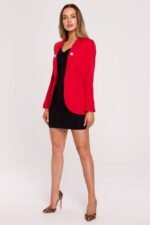 Roter taillierter Blazer – Bild 3
