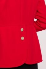 Roter taillierter Blazer – Bild 4