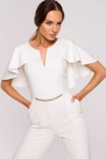 Overall mit Cape und Kette Ecru – Bild 5