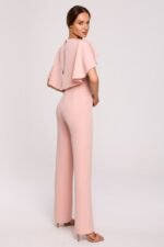 Oveall mit Cape und Kette Puder