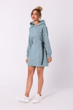 Tailliertes Sweatshirt Tunikakleid