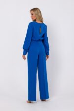 Blauer Overall mit dekorativen Ärmeln – Bild 3