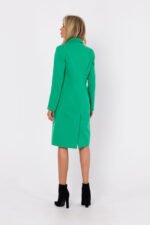 Grüner Herbstmantel in charakteristischem Design – Bild 3