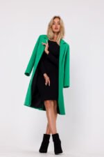 Grüner Herbstmantel in charakteristischem Design – Bild 2