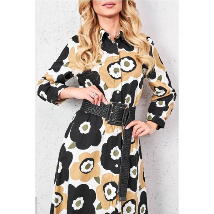 Schwarzer geflochtener Gürtel – Bild 2