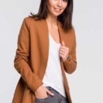 Modischer Blazer in Hellbraun