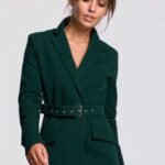 Grüner Blazer mit Gürtel Gr. S