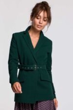 Grüner Blazer mit Gürtel Gr. S