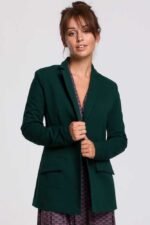Grüner Blazer mit Gürtel Gr. S – Bild 2