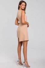 Mini Cocktailkleid mit asymmetrischem Saum
