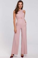 Chicer Overall mit gekreuztem Dekolleté