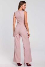 Chicer Overall mit gekreuztem Dekolleté