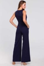 Chicer Overall mit gekreuztem Dekolleté