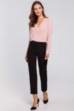 Schwarze Chino Business Hose von Makover