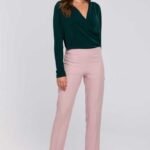 Business Hose im Chino Stil Puder